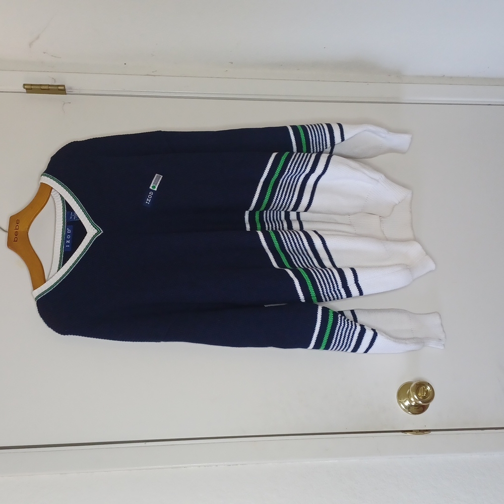 Izod LaCost Striped Sweater, sz L